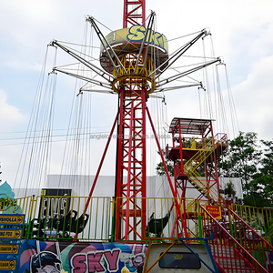 Thrill 40m/50m Rotary Sky Swinger Flying Tower 36-Person Equipo de parque de atracciones al aire libre Durable Fibra de vidrio Metal Acero para - Product Image 1