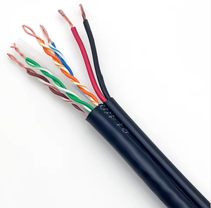 Câble réseau blindé haute vitesse CAT 6 <span class=keywords><strong>pour</strong></span> intérieur/extérieur, câble <span class=keywords><strong>Internet</strong></span> <span class=keywords><strong>RJ45</strong></span> CAT5E FTP avec alimentation - Product Image 2