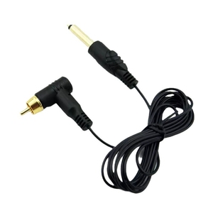 Cable RCA para tatuajes de 2m, cable fino de cobre puro de 2.0mm para fuente de alimentación de máquina rotativa eléctrica - Product Image 3