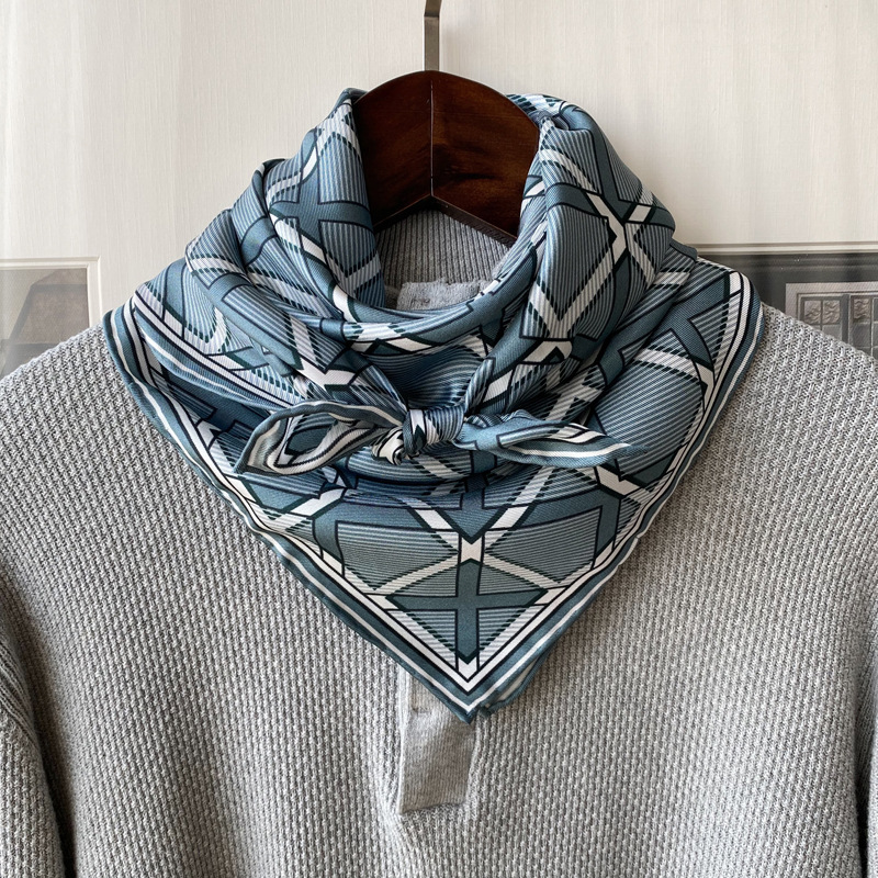 Wholesale Custom Satin Silk Twill Scarf - Digital Print