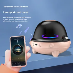 Machine à <span class=keywords><strong>sauter</strong></span> à la <span class=keywords><strong>corde</strong></span> électrique intelligente en plastique ZD pour enfants avec <span class=keywords><strong>musique</strong></span> et fonctions de fitness à télécommande - Product Image 4