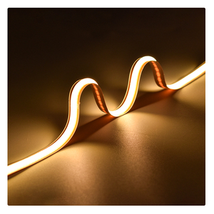 Bande lumineuse LED COB flexible à haute luminosité, DC24V13W/M, couleur unique, IP20, découpable, 528 LED/m, coupe libre, vente en gros d'usine - Product Image 1