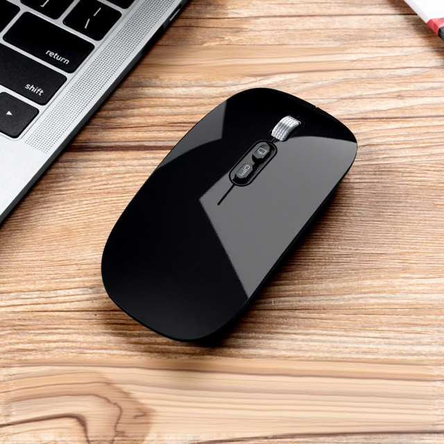 Stock Rechargeable Dual Mode Wireless Mouse 2.4g bluetooth Wireless Portable Optical Mouse with Usb Nano Receiver