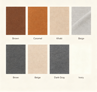 Tissu en suède tissé 100 % polyester en stock, 380 GSM, largeur 150 cm, tissu brossé effet suède pour vêtements, textiles de maison, chaussures/ameublement