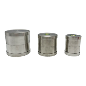 ตะแกรงกรองอัญมณีและเพชรแบบละเอียดทำจากสแตนเลส 304 พร้อมตาข่ายมุกในตัว ใช้สำหรับวัดขนาดเครื่องประดับ - ขนาด 48/65/80 มม. - อัญมณีและเครื่องมือ - Product Image 4