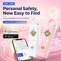 Traceur Anti-Perte Double Système avec Alarme Personnelle Sonore 130dB Compatible Apple Find My et Android Find Hub, Localisateur Intelligent pour Clés de Voiture