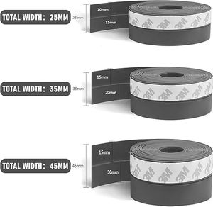 Guarnizione Adesiva in Silicone Trasparente <span class=keywords><strong>per</strong></span> Porte, Antivento, Antipolvere, Anti-insetti, Insonorizzante, Certificata ISO/TS16949 - Product Image 6