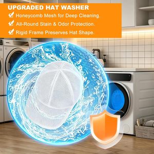 Cage de lavage pour casquettes de baseball, nettoyeur de casquettes pour machine à laver ou lave-vaisselle - Product Image 5