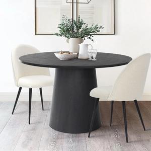 <span class=keywords><strong>Mesa</strong></span> de <span class=keywords><strong>Comedor</strong></span> Redonda Extensible de Madera para 6 Personas con Diseño Italiano para Ahorrar <span class=keywords><strong>Espacio</strong></span> - Product Image 4