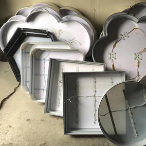 Cornice in Alluminio Anodizzato Monofacciale per Pubblicità, Profilo in Alluminio per Lightbox Argento per Centri Commerciali - Product Image 2