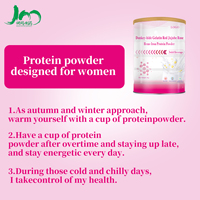 Poudre de peptides de collagène de peau d'âne OEM & ODM avec dattes rouges, rose et fucoidane ferrique pour la santé des femmes