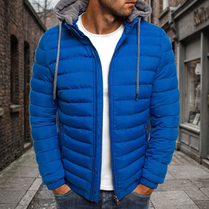 Chaqueta con Capucha para Hombre Ling37, 90% Plumón, Impermeable, Transpirable, Lavada, Informal - Product Image 2