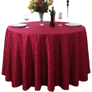 חתונת דמשק שולחן Linens120 אינץ עגול מלבן שולחן בד