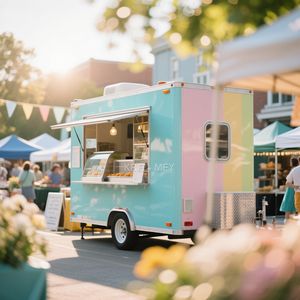 2025 Good Quality Warmer <b>Cart</b> With Wheels mobile Food Truck For Sale - Product Image 2