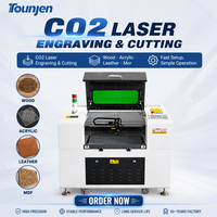 Machine CNC laser CO2 haute précision pour le bois, l'acrylique, le cuir et plus encore, avec contrôle Ruida et découpe de matériaux non métalliques