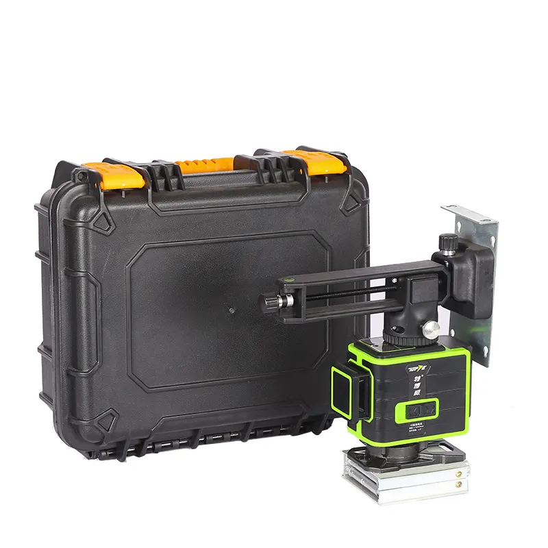 professional green beam 12 lines rotary 360 degree laser level tool rechargeable