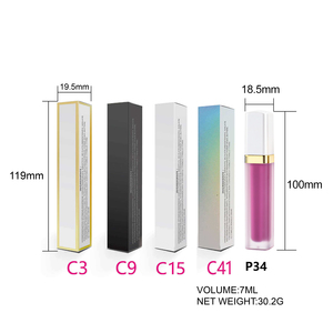 Gloss à lèvres <span class=keywords><strong>repulpant</strong></span> en gros, tubes de gloss à lèvres en marque privée avec boîte et logo - Product Image 4