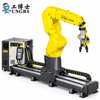 Solution de cellule de travail robotisée FANUC LR Mate 200iD Mini pour la palettisation, le soudage et la distribution