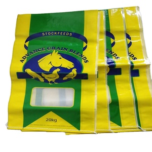 10kg en plastique tissé sac d'emballage imprimé pour nourrir les chiens chat alimentaire graines pour oiseaux nourrir 15kg 20kg bloc bas pet alimentaire imprimé pp sacs - Product Image 4