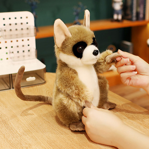 Plüsch tier Spielzeug Großäugige Lemur Kinder Begleiter Puppe Super Soft Plüsch Geschenk und Langeweile Spielzeug - Product Image 3