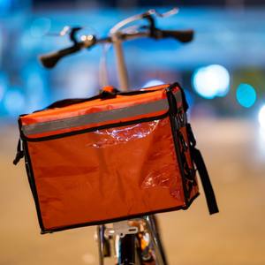 Bolsa de entrega de alimentos personalizada de fábrica, bolsa de entrega para motocicleta, mochila térmica aislada para alimentos, mochila impermeable para hombre <span class=keywords><strong>Glovo</strong></span> - Product Image 3