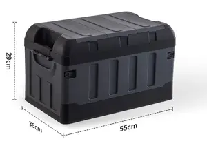 35L/60L Car Collapsible Folding Car Storage Box Black Color Material Origin Type Place Usage Storage Box