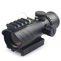 Lunette de visée point rouge HD30H - Aluminium 6061-T6 usiné CNC, objectif 30 mm, niveau d'air pour applications tactiques et de chasse
