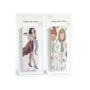 Set di 3 Lime per Unghie in Acciaio con Stampa Serigrafica e Design 'Back to School' - Product Image 1