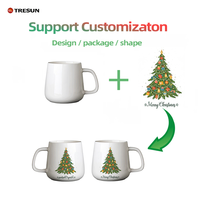 Mug et tasse à café en céramique de porcelaine personnalisables avec logo, design sur mesure du fabricant, blanc pur classique, 11 oz