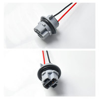 Adaptateur de douille pour ampoule LED T20 7440 W21W WY21W, connecteur de douille pour éclairage LED, faisceau de câblage pour éclairage latéral de stationnement LED