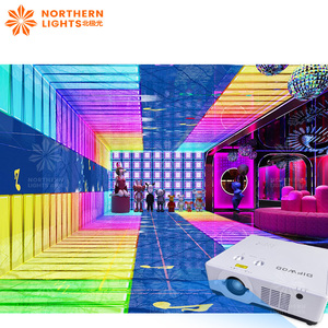 Theo chủ đề karaoke Bar tường nhập vai chiếu bầu không khí 3D ba chiều chiếu tương tác - Product Image 6