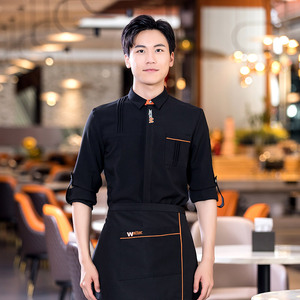 Coloveark 2025 Logo del marchio personalizzato M-6XL camicia <span class=keywords><strong>da</strong></span> lavoro 100% in poliestere servizio ristorante uniforme <span class=keywords><strong>da</strong></span> lavoro - Product Image 5