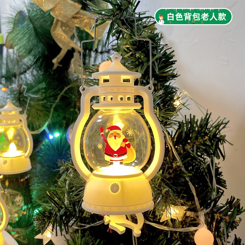 White Pony lamp-backpack for the elderly