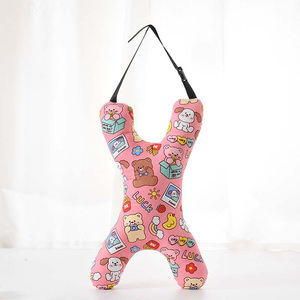Coussin de siège moelleux en peluche à motif de dessin animé pour bureau et voiture, avec soutien lombaire, pliable, double usage, coussin de sol et oreiller décoratif - Product Image 4
