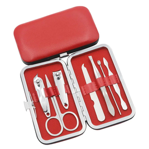 New 7pcs/set Manicure Nail Clippers Set Stainless Steel Nail Cutter <b>Tool</b> Set Portable Travel Hygiene Kit Random - Product Image 3