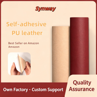 Vente en gros usine : Autocollant en cuir semi-PU auto-adhésif de 0,8 mm, patch de réparation écologique pour canapé, meubles, intérieur de voiture, bagages