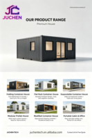 Maison modulaire préfabriquée de luxe à deux étages en conteneur maritime, villa en bordure du lac, maison préfabriquée portable pour complexe hôtelier