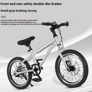 Bicicleta de Montaña de Acero de Nuevo Estilo Cómoda para Niños de 6 a 12 Años, de una Sola Velocidad, con Pedal y Freno de Disco para Niños y Niñas - Product Image 4