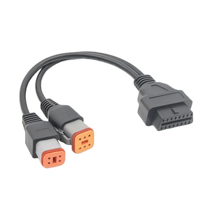 Adaptateur OBD pour <span class=keywords><strong>Harley</strong></span> Davidson <span class=keywords><strong>moto</strong></span> 6 + 4 broches 2in1 Adaptateur <span class=keywords><strong>Harley</strong></span> - Product Image 1