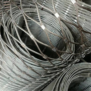 ตาข่ายเชือกสแตนเลสสำหรับรั้วสวนสัตว์/ตาข่ายลวดสแตนเลสถักมือความแข็งแรงสูง สายรัดนิรภัยสำหรับเรือ - Product Image 2