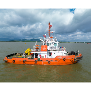 Barge et remorqueur offshore en acier de 30 m (100 pieds) personnalisés avec moteur à vendre - Product Image 1