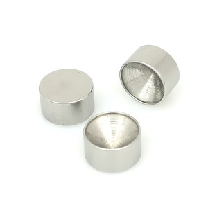 Portavasos de Acero Inoxidable con Pedrería, Redondos y Planos, de 2-10 mm, Sin Níquel, Accesorios de Joyería - Product Image 2