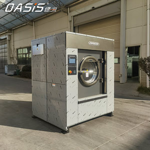 Lavadora Industrial Profesional de 80 kg, de Alta Resistencia, Comercial, de Carga Frontal, con Extractor, Eléctrica, con Calentamiento Eléctrico - Product Image 3