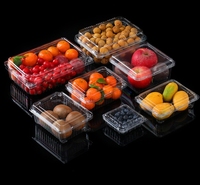 Conteneur Alimentaire Jetable Transparent en Plastique à Charnière pour Desserts - Vente en Gros de Chine