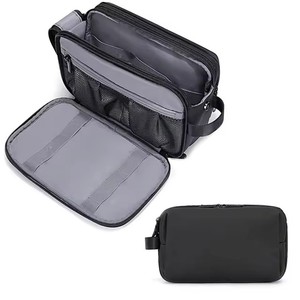 Borsa da viaggio impermeabile da donna con separazione a umido a secco grande capacità per il trucco da donna leggera cosmetica - Product Image 1