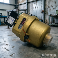 KAIFENG 3/4 Inch Vertical Volumetric Cold Water Meter Complete Brass Body IP68 DN20 Threaded OEM Customizable R200 Factory Price