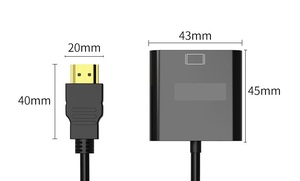 HDTV để VGA chuyển đổi cáp video âm thanh HD để VGA Adapter cho HD mi Máy tính để bàn máy tính xách tay máy chiếu màn hình máy tính - Product Image 4