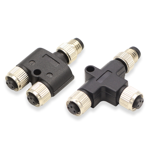 3 4 5 6 8 Pin IP67 IP68 Waterproof Connector M8 Assembly Male Female Electrical Industrial Connectors