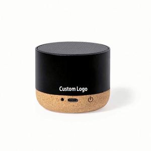 Custom Logo Plastic Design Wireless Portable Mini <b>Speaker</b> with Colorful <b>LED</b> Light Promotional Use Home Outdoor Sound Equipment - Product Image 1