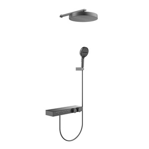 Ensemble de <span class=keywords><strong>douche</strong></span> thermostatique semi-encastré en or rose brossé de conception <span class=keywords><strong>italienne</strong></span> avec pré-installation murale - Product Image 5